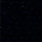 Dark blue mottled textile background with scattered speckles, featuring a vertical line of dots and faint text label “swan > fabric (extra) > extra 838”.